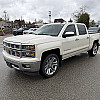 WHITE 2015 Chevrolet SILVERADO