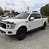 WHITE 2019 Ford F150 LARIET 5.0L at Pilkey's